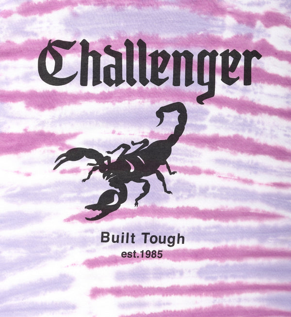 【CHALLENGER|チャレンジャー】TIE DYE SCORPION TEE (LT PURPLE)