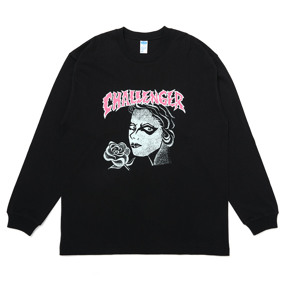 L CHALLENGER チャレンジャー　L/S PUNK GIRL TEE CHALLENGER|チャレンジャー】L/S PUNK GIRL TEEL/S PUNK GIRL