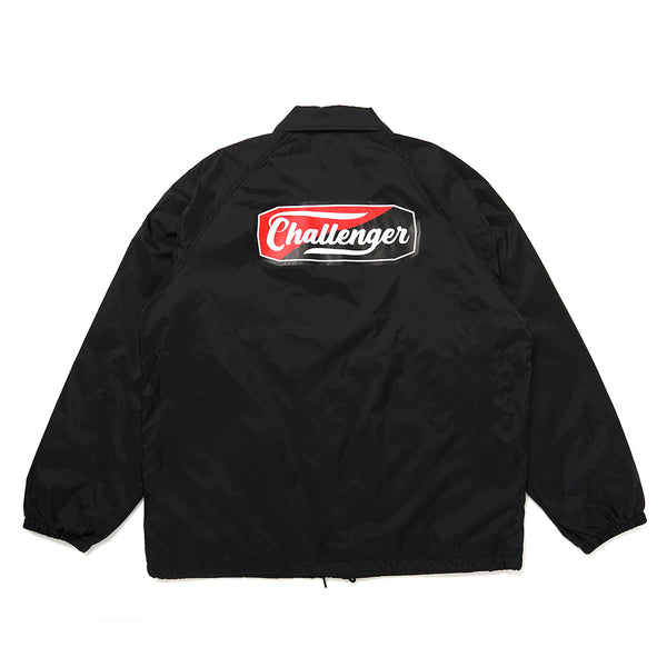 【CHALLENGER|チャレンジャー】TWO TONE LOGO COACH JACKET/ツートンロゴコーチジャケット(BLACK)