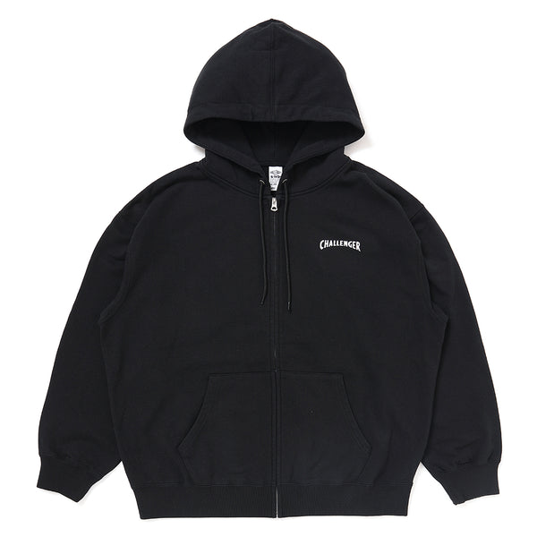 【CHALLENGER|チャレンジャー】HEY DUCK ZIP HOODIE/ヘイダックジップフーディー(BLACK)