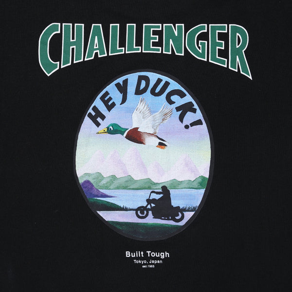 【CHALLENGER|チャレンジャー】HEY DUCK TEE/ヘイダックTEE(BLACK)