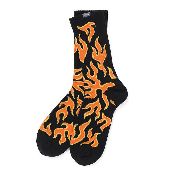 新版 CHALLENGER|チャレンジャー】FIRE SOCKS/ファイヤーソックス レッグウェア