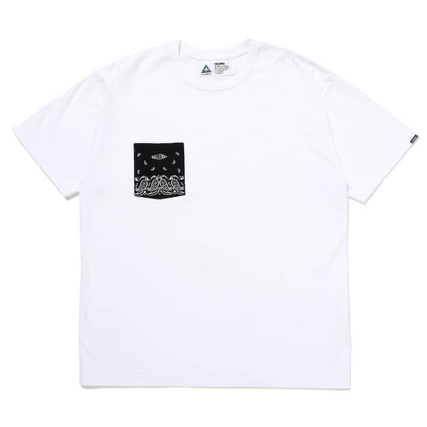 BANDANA POCKET TEE /バンダナ ポケットTEE(WHITE)