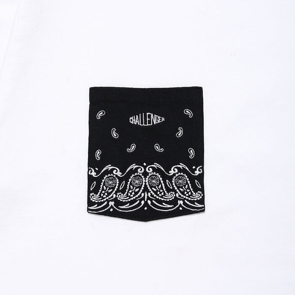 BANDANA POCKET TEE /バンダナ ポケットTEE(WHITE)