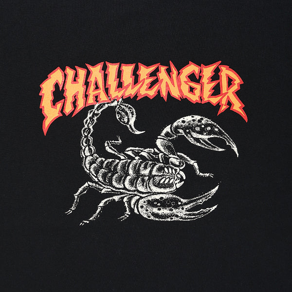 【CHALLENGER|チャレンジャー】SCORPION C/N SWEAT/スコーピオン C/N スウェット(BLACK)