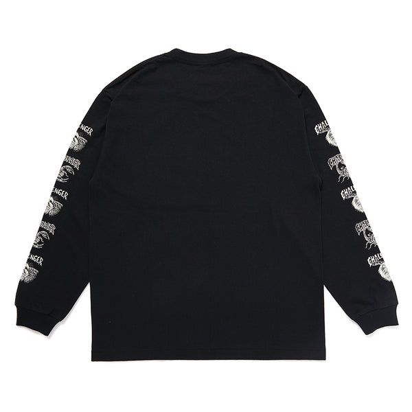 L/S EAGLE HEAD TEE / L/S イーグル ヘッド TEE(BLACK)