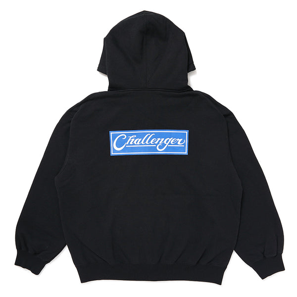 BAR LOGO ZIP HOODIE/バーロゴ ジップ フーディ(BLACK)