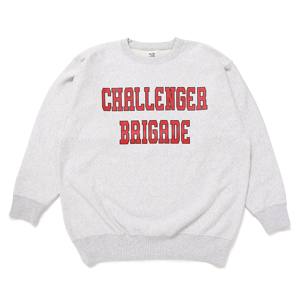 COLLEGE LOGO C/N SWEAT /カレッジ ロゴ C/N スウェット(GRAY)