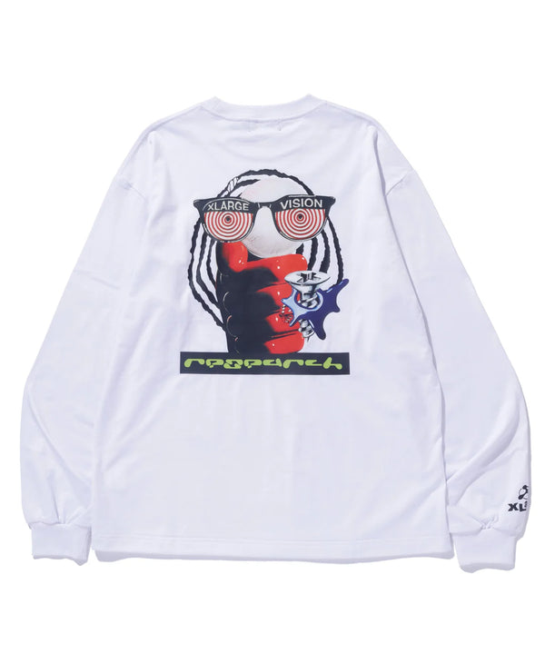 RESEARCH L/S TEE/リサーチロングスリーブティー(WHITE)