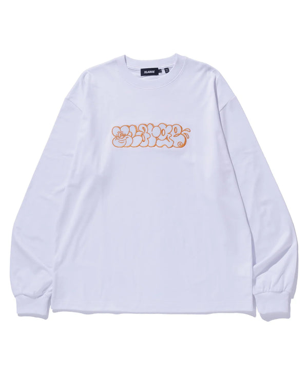 XL GRAFFITI L/S TEE/XLグラフィティロングスリーブティー(WHITE)