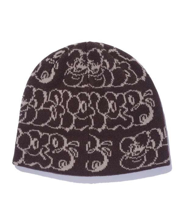 XL GRAFFITI KNIT CAP/XLグラフィティニットキャップ(BROWN)