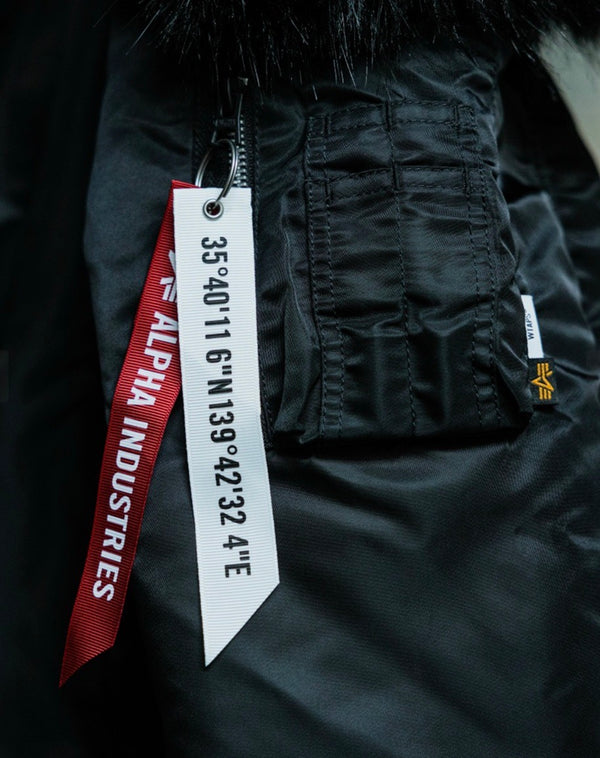【WTAPS|ダブルタップス】N-2B CORE SPEC / JACKET / NYLON. TWILL. ALPHA INDUSTRIES /N-2Bコアスペック ジャケット ナイロン ツイル アルファインダストリーズ(BLACK)