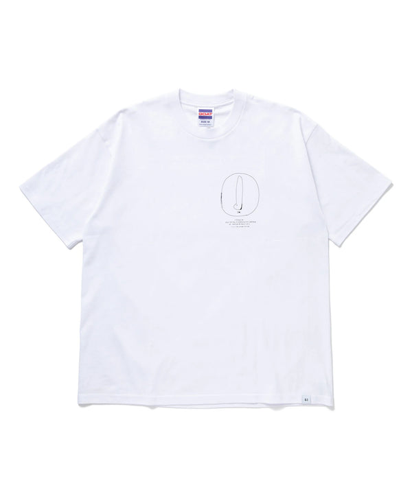 S/S PRINTED TEE "GUMMO" (WHITE)