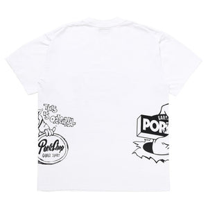 24 MULTI LOGOS TEE (WHITE) - STREAM24 MULTI LOGOS TEE (WHITE)STREAMS