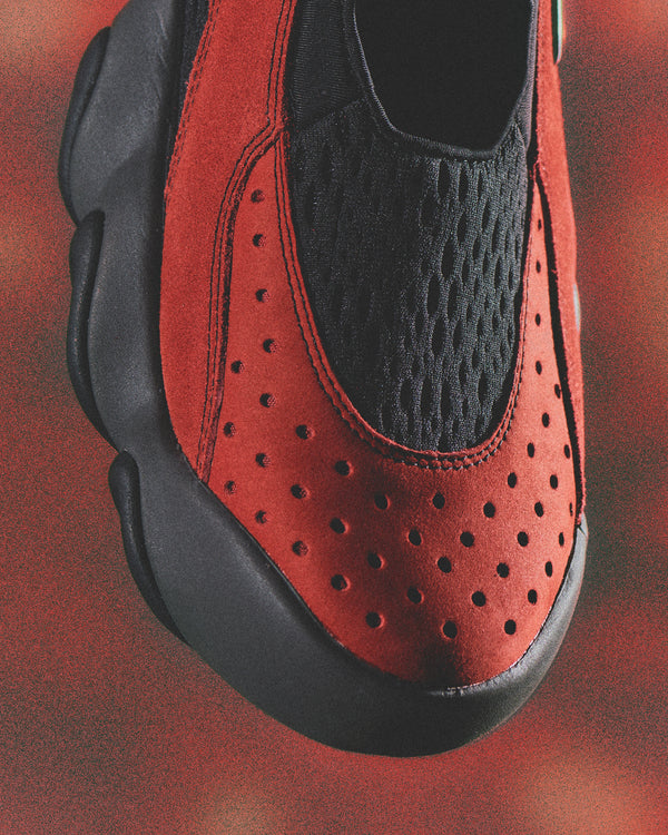 【OAKLEY FACTORY TEAM | オークリーファクトリーチーム】SUEDE FLESH SANDAL/スウェードフレッシュサンダル(LAVA/BLACK)
