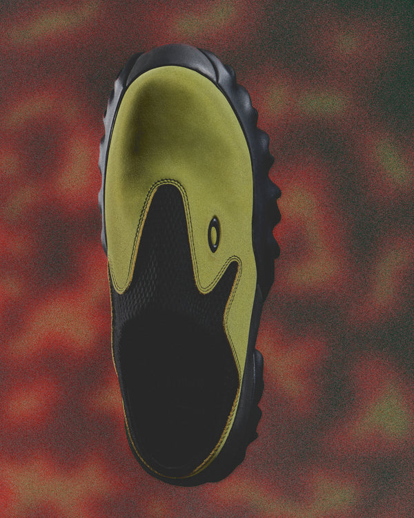 【OAKLEY FACTORY TEAM | オークリーファクトリーチーム】SUEDE CHOP SAW MULE /スウェードチョップソウミュール(CELERY/BLACK)