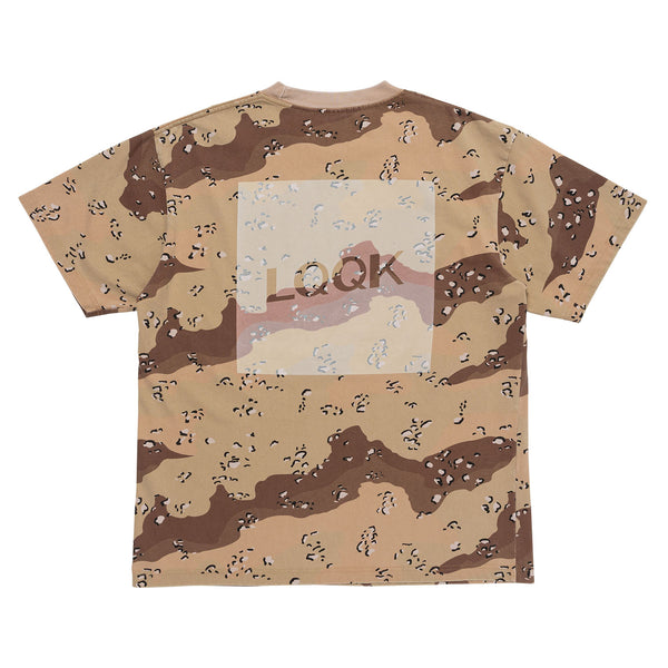 【LQQK STUDIO|ルックスタジオ】CAMO BOX LOGO TEE/カモ ボックスロゴTシャツ(CAMO)
