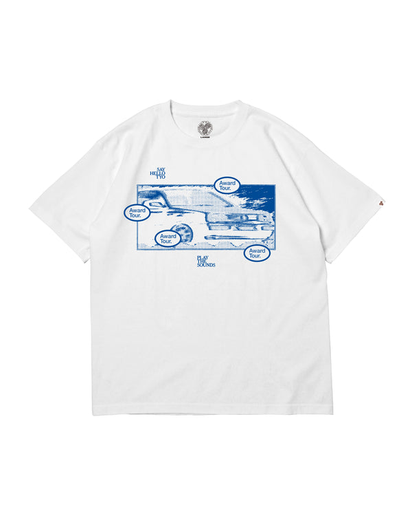 【SAYHELLO|セイハロー】AWORD TOUR TEE/アワールドツアーティー(WHITE , SMOKE GREEN)