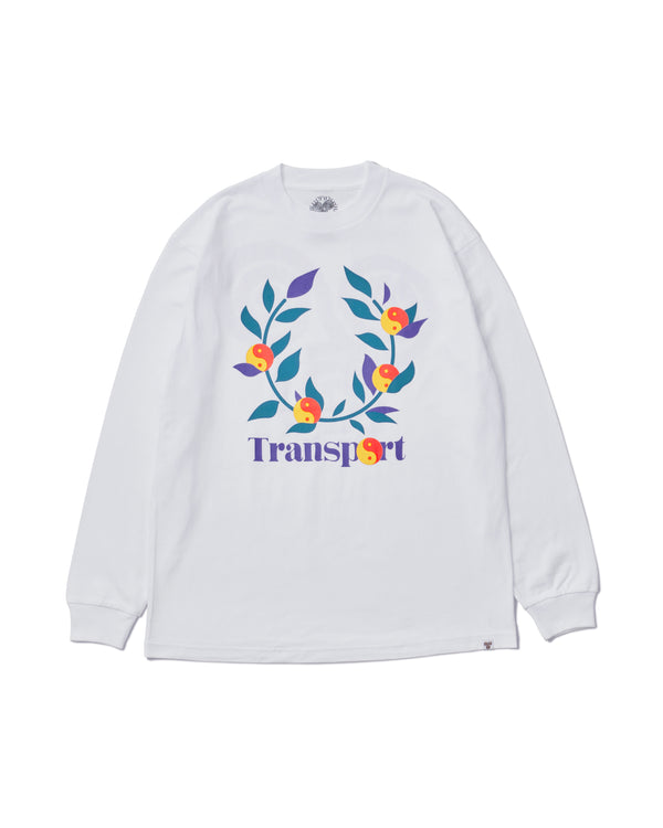 【SAYHELLO|セイハロー】TRANSPORT L/S TEE/トランスポートL/S ティー(WHITE)