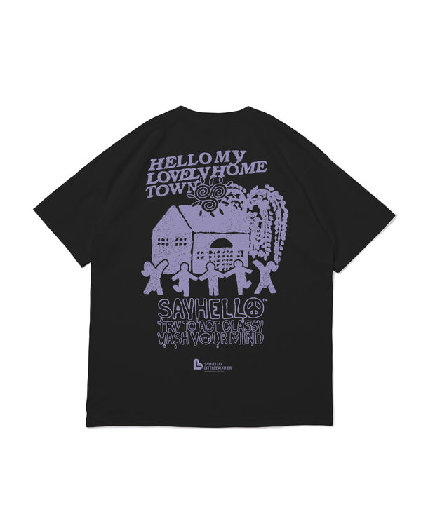 【SAYHELLO|セイハロー】ACT CLASSY S/S TEE/アクトクラッシーS/Sティー(BLACK)