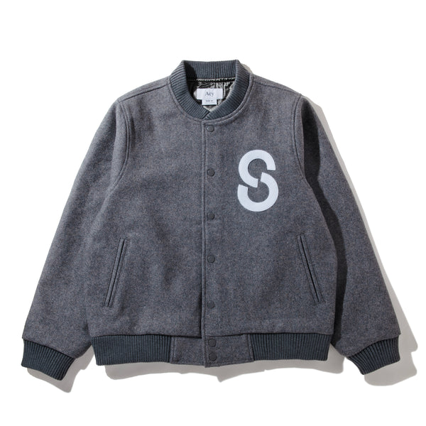 【ACY|エーシー】EXCLUSIVE ACY VARSITY JACKET/エーシー バーシティジャケット(GRAY)