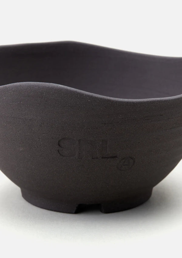 SRL X TSUKAMOTO . DISTORTION BOWLTYPE LOW-S POT(BLACK)