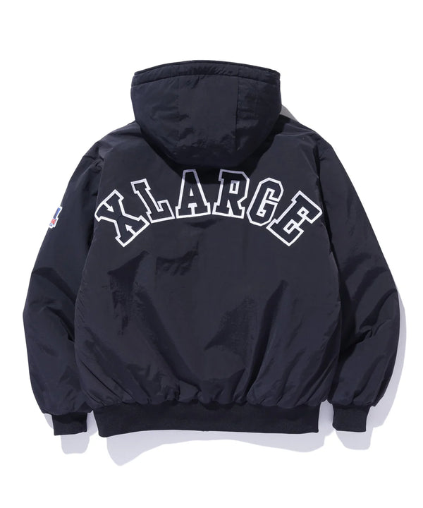 【X-LARGE|エクストララージ】NYLON PUFFER JACKET/ナイロンパファージャケット(CAMO , BLACK)