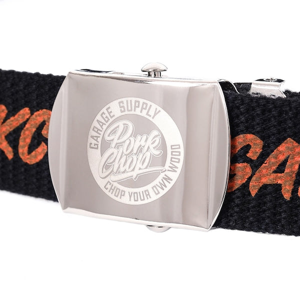 【PORKCHOP GARAGE SUPPLY|ポークチョップ ガレージ サプライ】GACHA BELT/ガチャベルト(BLACK)