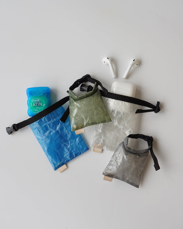 【STAN | スタン】DCF TINY STUFF BAG/DCF タイニースタッフバッグ(WHITE , GREEN , BLUE , BLACK)