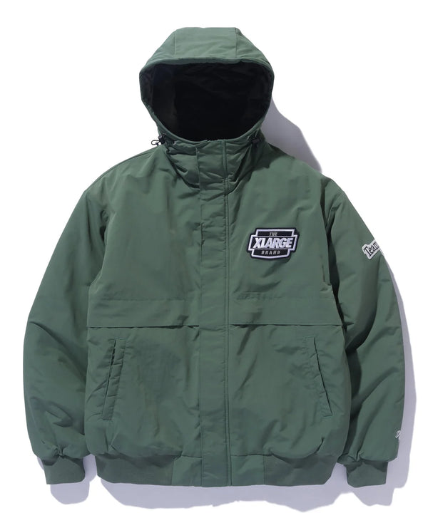 NYLON PUFFER JACKET/ナイロンパファージャケット(GREEN)