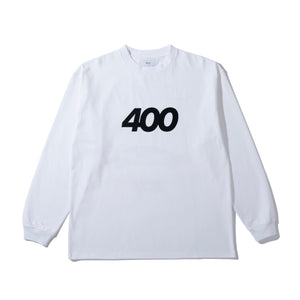 400 L/S TEE/400 LS Tシャツ(WHITE) - STREAM400 L/S TEE/400 LS Tシャツ(WHITE)STREAMM