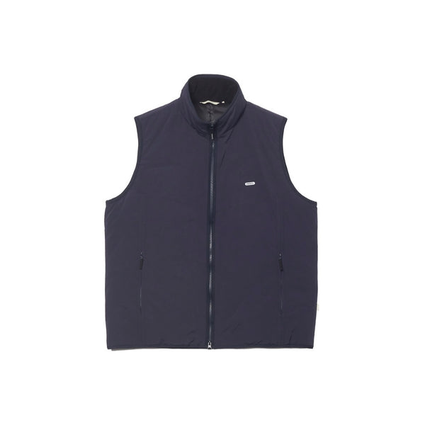 【FARAH|ファーラー】NYLON ZIP UP VEST/ナイロンジップアップベスト(NAVY)