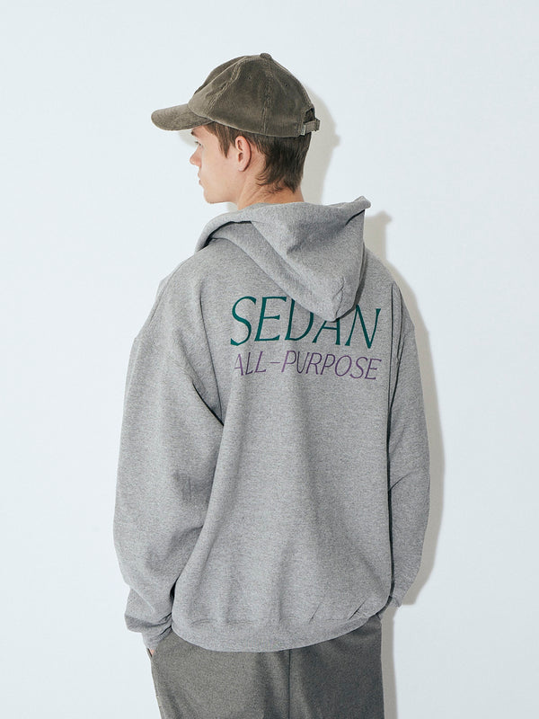 【SEDAN ALL-PURPOSE | セダンオールパーパス】OG LOGO FULL ZIP HOODIE/オージーロゴ フルジップフーディー (OXFORD)