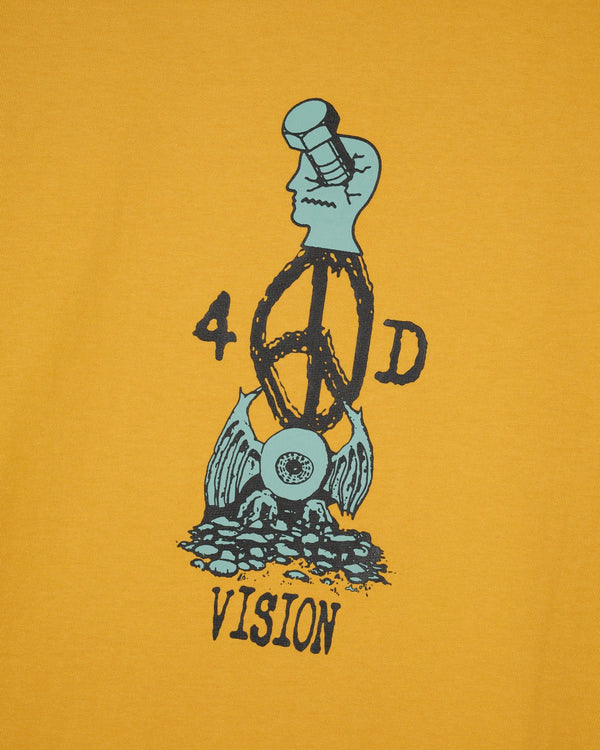 4D VISION TOTEM T - SHIRT/4DビジョントーテムTシャツ(SAND) - STREAM4D VISION TOTEM T - SHIRT/4DビジョントーテムTシャツ(SAND)STREAMM