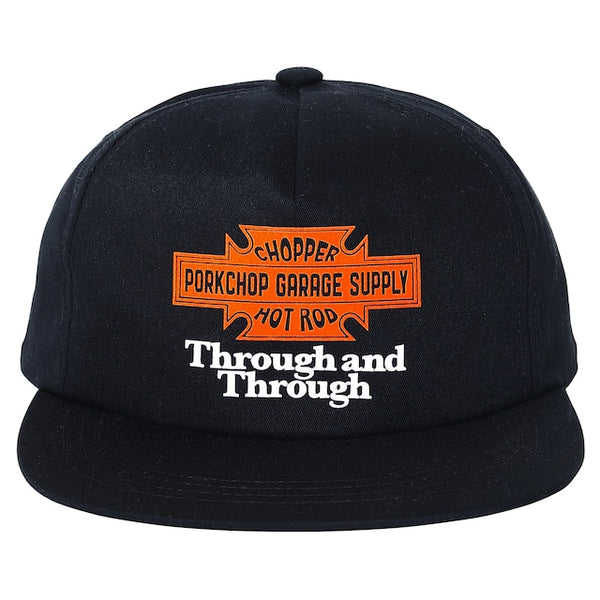【PORKCHOP GARAGE SUPPLY|ポークチョップ ガレージ サプライ】THROUGH AND THROUGH CAP(BLACK,CHACOAL,MAROON)