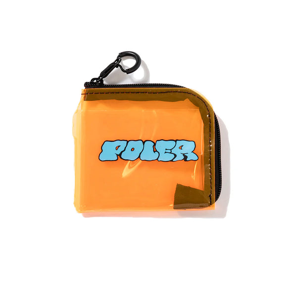 【POLER|ポーラー】HIGH&DRY PVC WALLET/ハイ&ドライPVCウォレット(ORANGE,BLACK)