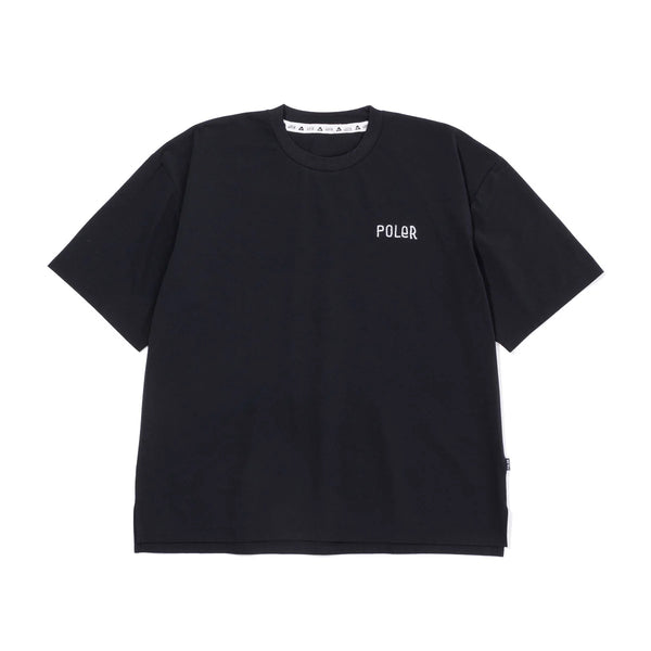 FURRY FONT QUICK DRY TEE/ファーリーフォントクイックドライティー(BLACK)