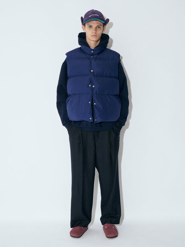 【SEDAN ALL-PURPOSE | セダンオールパーパス】CLASSIC DOWN VEST/クラシックダウンベスト(NAVY)