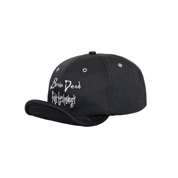 【BRAIN DEAD|ブレインデッド】FOLK TECHNOLOGY WIRE BRIM 6 PANEL HAT/フォークテクノロジーワイヤーブリム6パネルハット(BLACK)
