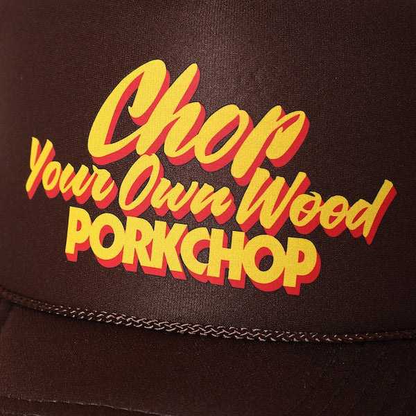 CHOP YOUR OWN WOOD CAP(BROWN)