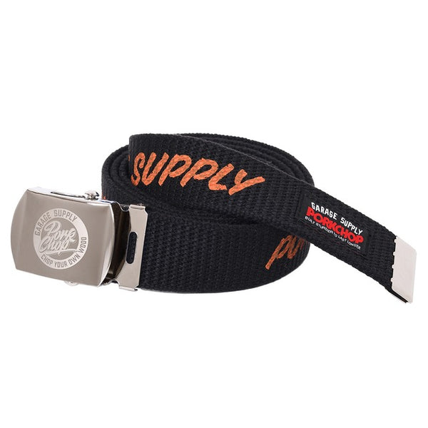 【PORKCHOP GARAGE SUPPLY|ポークチョップ ガレージ サプライ】GACHA BELT/ガチャベルト(BLACK)