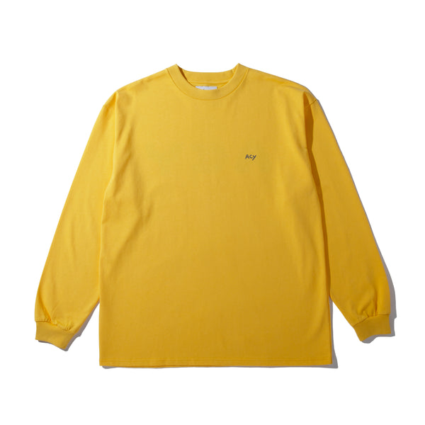 【ACY|エーシー】AK L/S TEE/エーケーLS Tシャツ(MUSTARD)