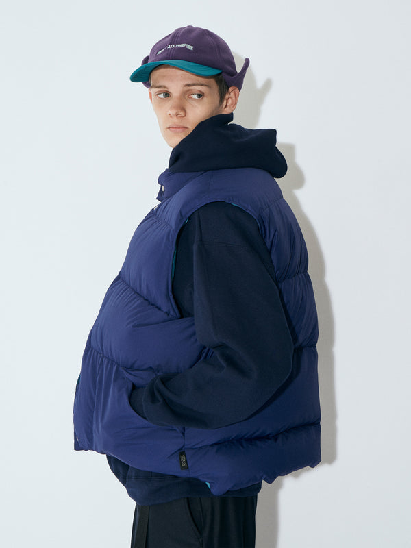 【SEDAN ALL-PURPOSE | セダンオールパーパス】CLASSIC DOWN VEST/クラシックダウンベスト(NAVY)