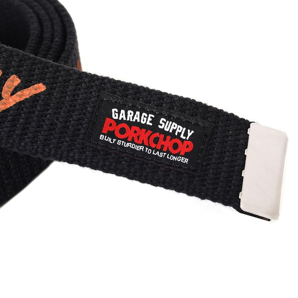 【PORKCHOP GARAGE SUPPLY|ポークチョップ ガレージ サプライ】GACHA BELT/ガチャベルト(BLACK)
