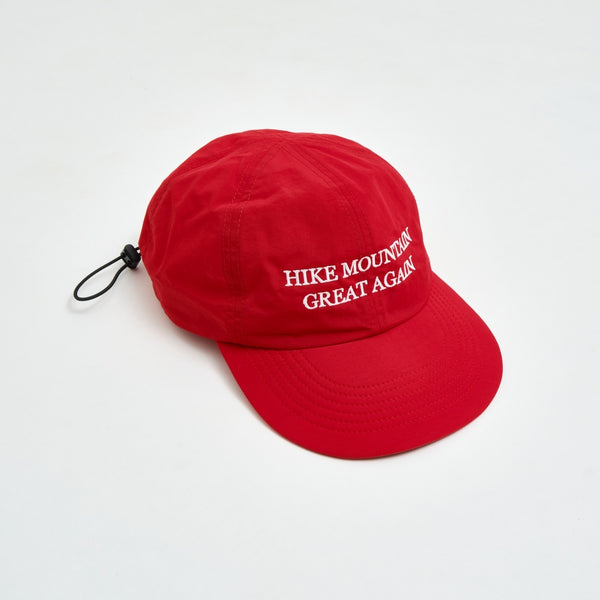 【SAVE SHOCK|セーブショック】HIKE MOUNTAIN GREAT AGAIN CAP/ハイクマウンテングレートアゲインキャップ(RED)