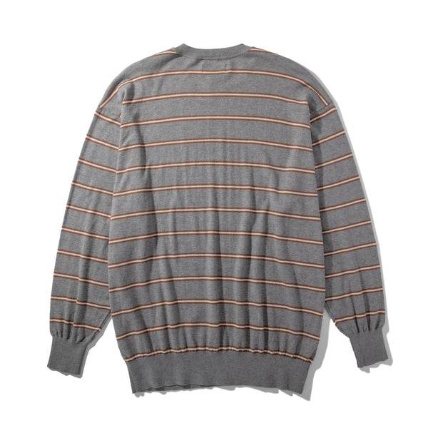 【ACY|エーシー】BORDER KNIT/ボーダーニット(GRAY)