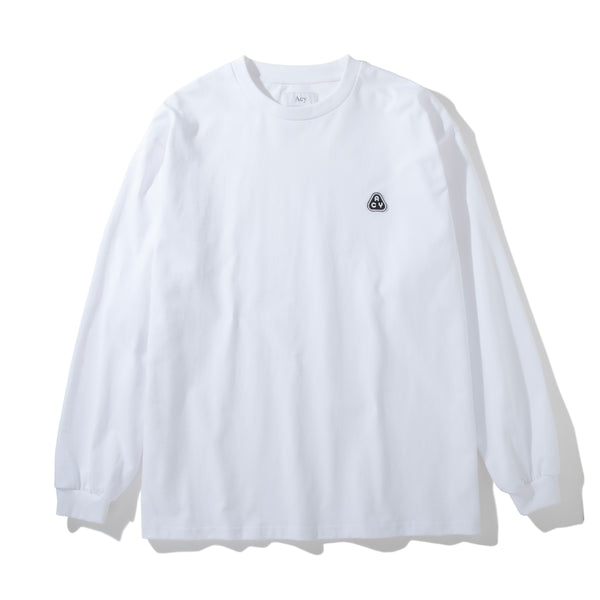 PATCH L/S TEE/パッチ LS Tシャツ(WHITE)