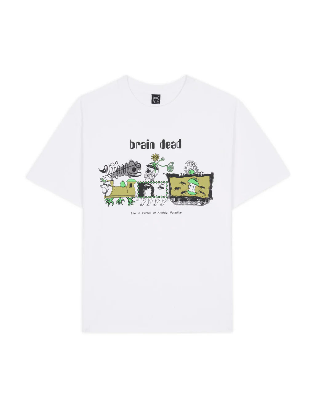 ◆BRAIN DEAD◆ブレインデッド モトハイカー Tシャツ 送料込 ブレインデッドBRAIN DEAD攻殻機動隊 士郎正宗の世界展 Tシャツ