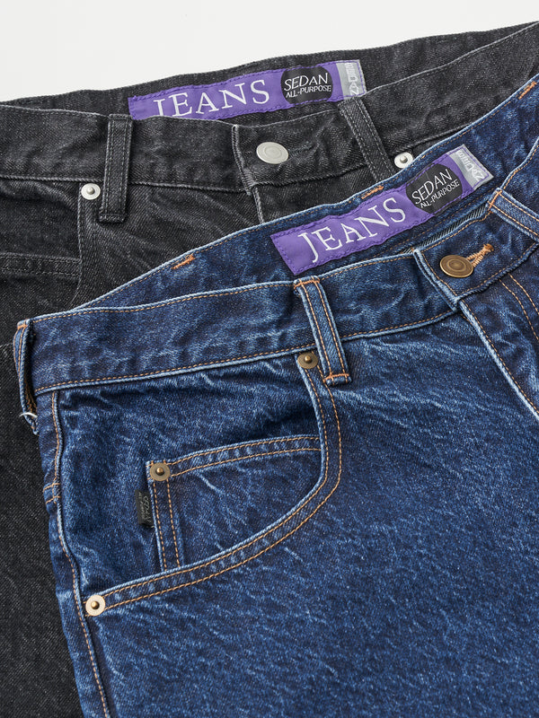 【SEDAN ALL-PURPOSE | セダンオールパーパス】OG LOGO CLASSIC FIT JEANS/オージーロゴクラシックフィットジーンズ(INDIGO)