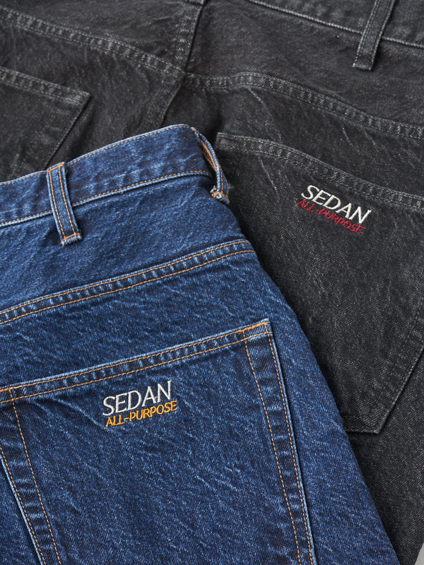 【SEDAN ALL-PURPOSE | セダンオールパーパス】OG LOGO CLASSIC FIT JEANS/オージーロゴクラシックフィットジーンズ(INDIGO)